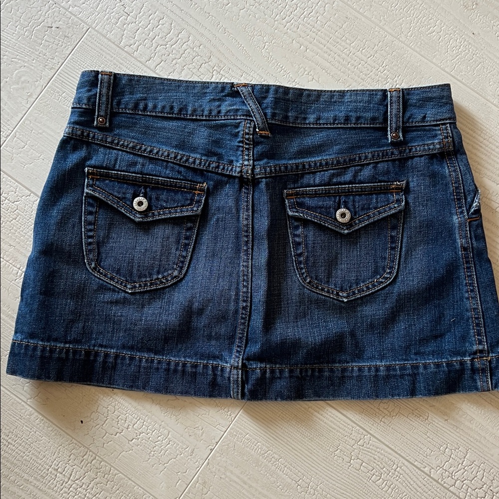 GAP Women's Indigo Mini Skirt